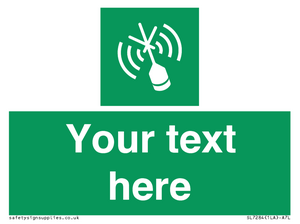 Custom sign safe condition Emergency position beacon